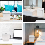 ⁦عرض ٣ حبات صندوق قمامة المكتب بسينسور⁩ - الصورة ⁦2⁩