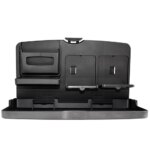 ⁦صندوق تخزين مسند ذراع السيارة +صينية مقعد سيارة قابلة للطي⁩ - الصورة ⁦3⁩